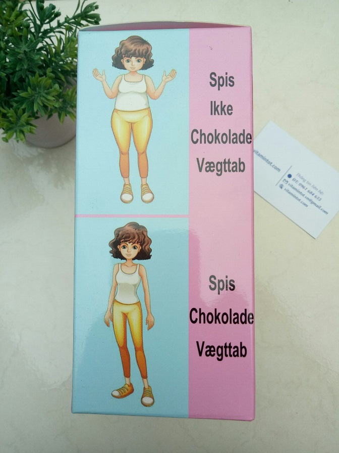 socola giảm cân đan mạch màu hồng