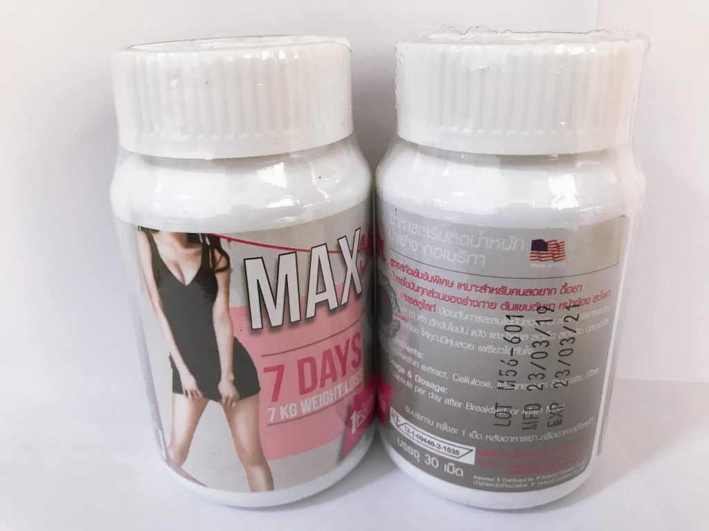 review thuốc giảm cân max 7 day